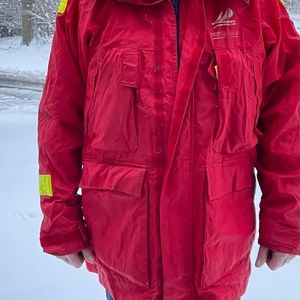 ProRainer Nautical Foul Weather Gear jacket large